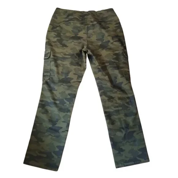 BELLE BY KIM GRAVEL Camouflage Cargo Pants 12 - NWOT - Picture 8 of 13